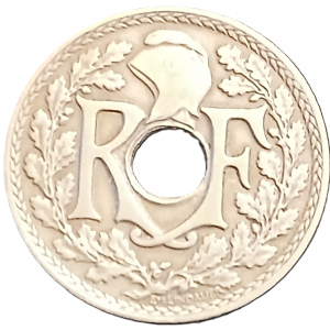 25 centimes type Lindauer 1917