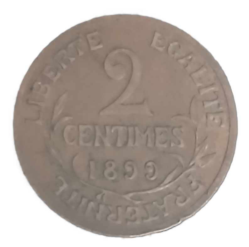 2 centimes type Dupuis 1899