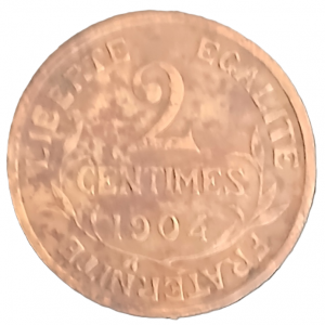 2 centimes type Dupuis 1904
