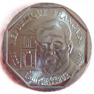 2 francs type Pasteur 1995