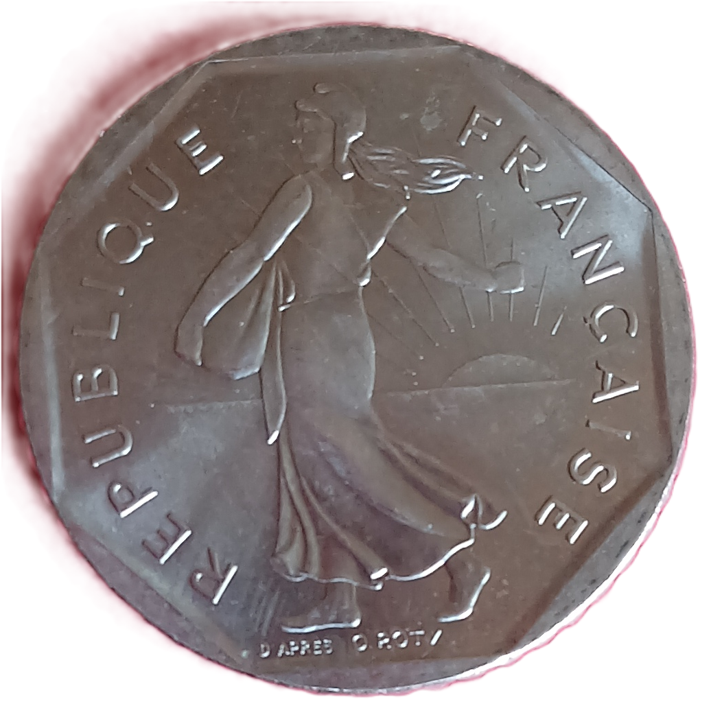 2 francs type Semeuse 1985 – Image 2