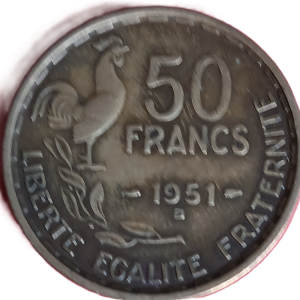 50 francs type Guiraud 1951B