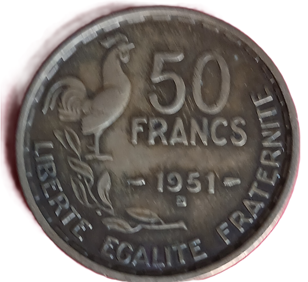 50 francs type Guiraud 1951B