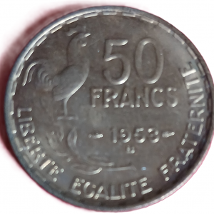 50 francs type Guiraud 1953B