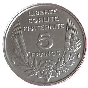 5 Francs type Bazor 1933