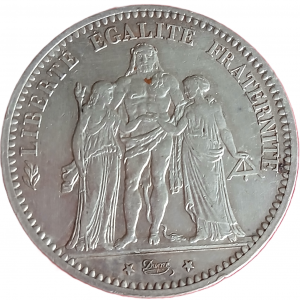 5 francs argent type Hercule 1874 A