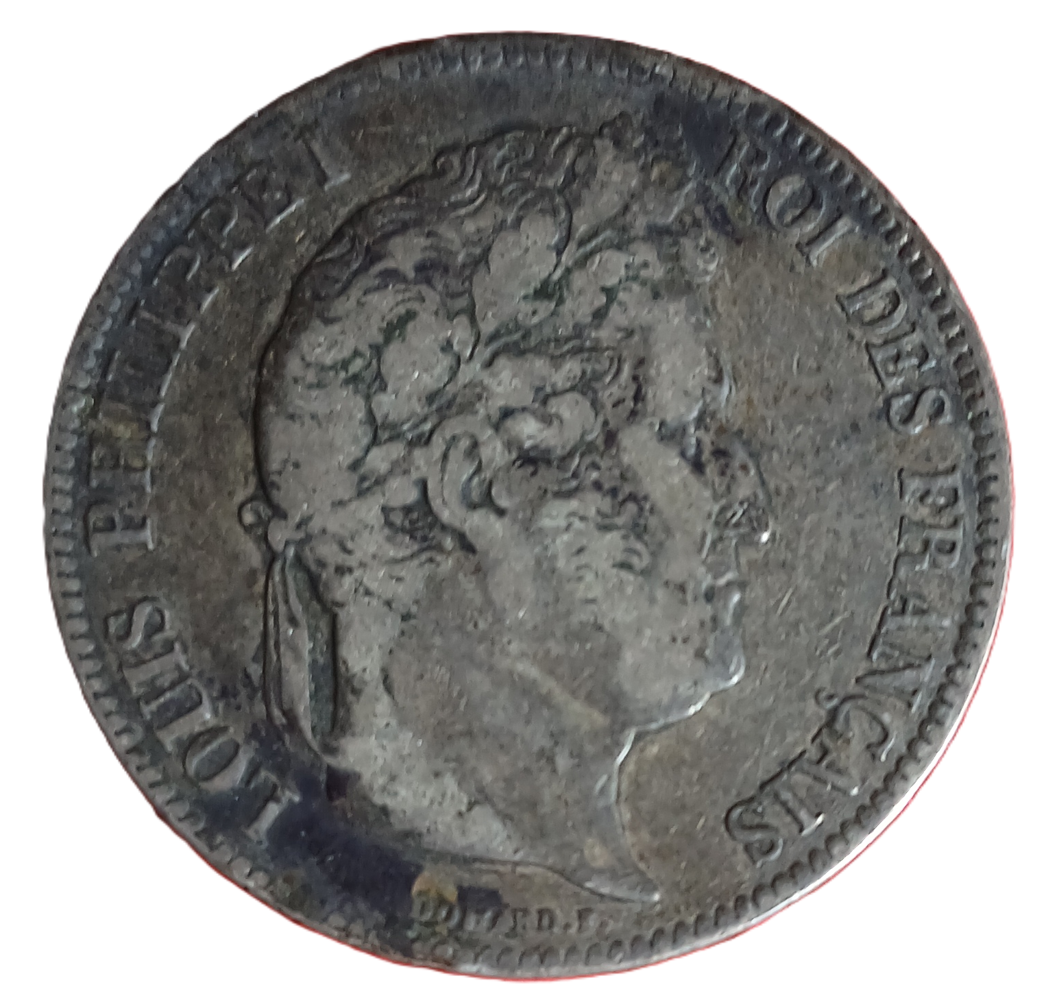 5 francs argent Louis Philippe Ier tête laurée 1833 BB – Image 2