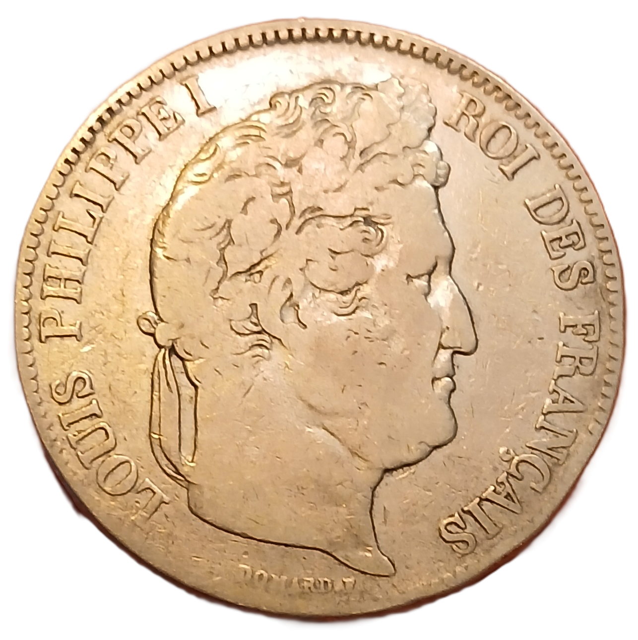 5 francs argent Louis Philippe Ier tête laurée 1834 A – Image 2