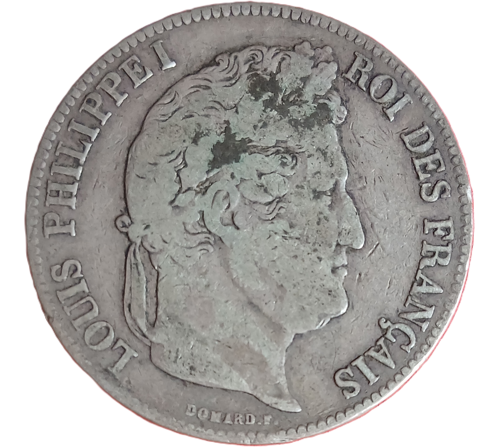 5 francs argent Louis Philippe Ier tête laurée 1834 B – Image 2