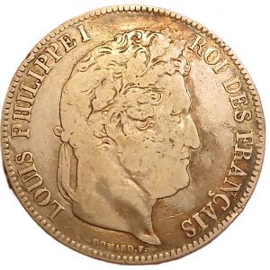 5 francs argent Louis Philippe Ier tête laurée 1834 T