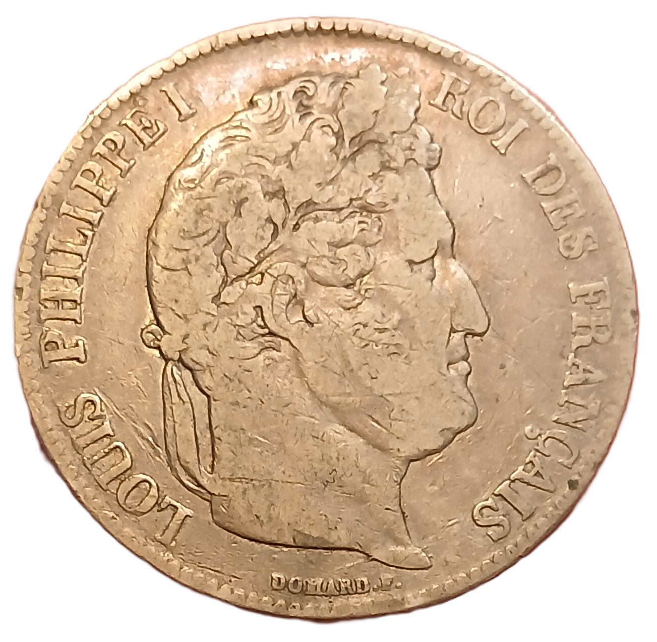5 francs argent Louis Philippe Ier tête laurée 1836 B – Image 2
