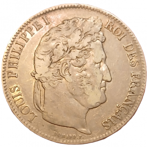 5 francs argent Louis Philippe Ier tête laurée 1840 B