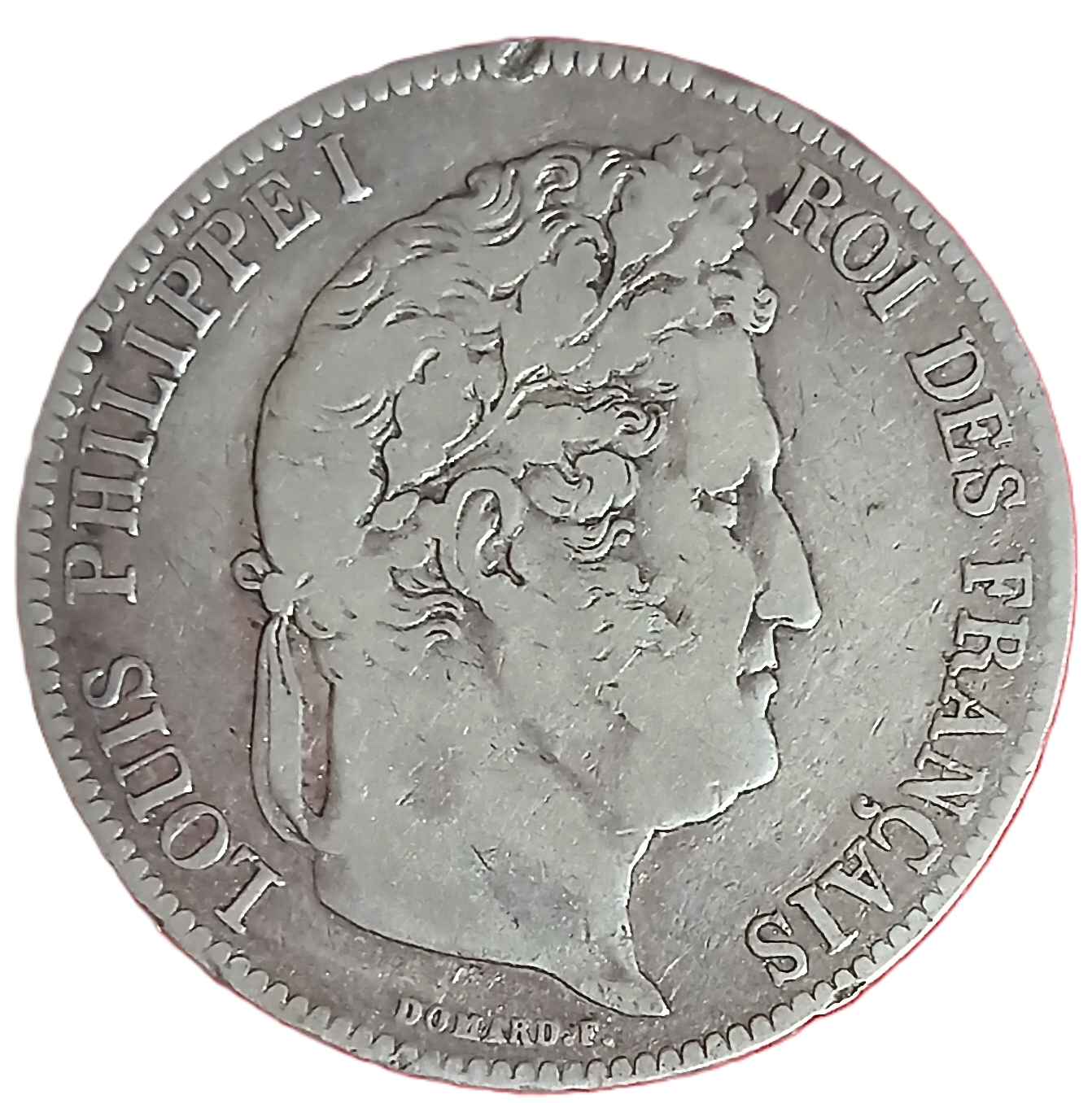5 francs argent Louis Philippe Ier tête laurée 1836 BB – Image 2
