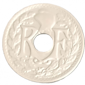 5 centimes type Lindauer petit module 1922 Poissy