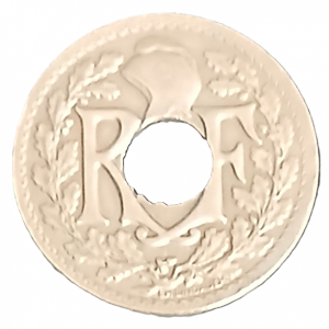 5 centimes type Lindauer petit module 1924 Poissy