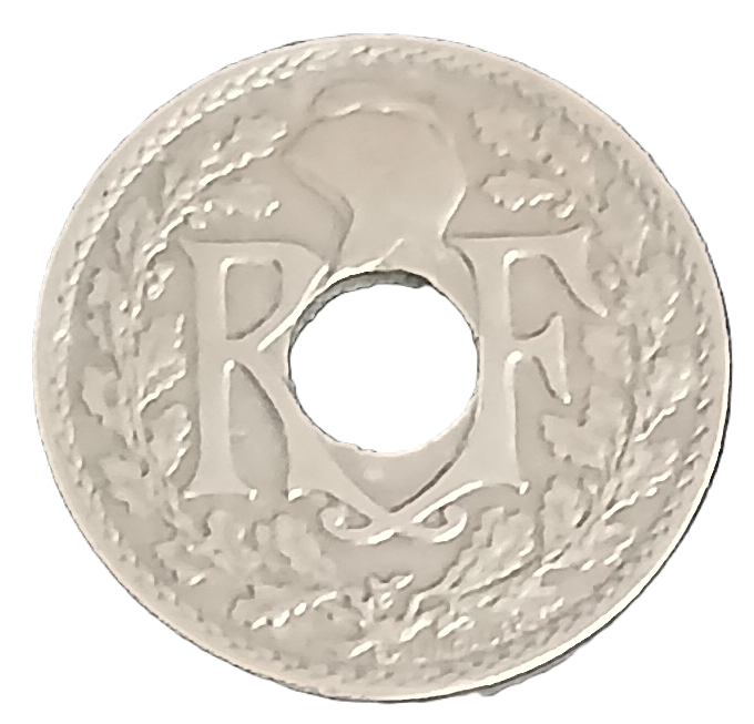 5 centimes type Lindauer petit module 1933 – Image 2