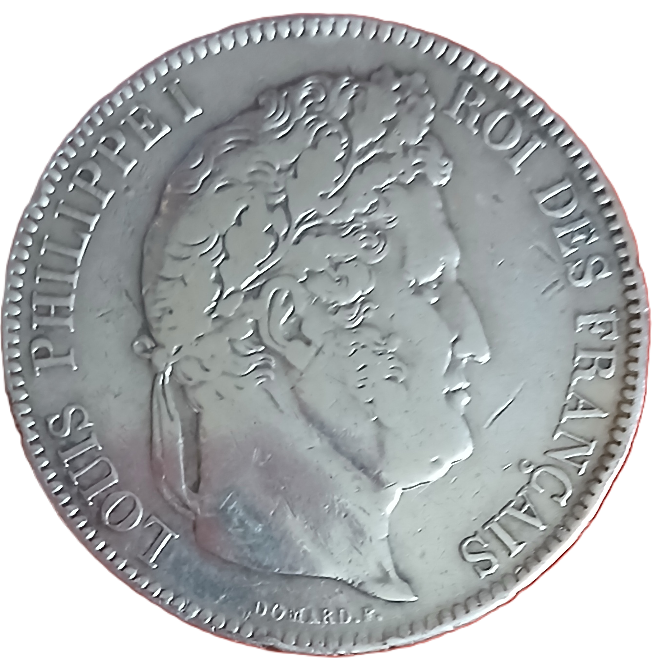 5 francs argent Louis Philippe Ier tête laurée 1834 W – Image 2