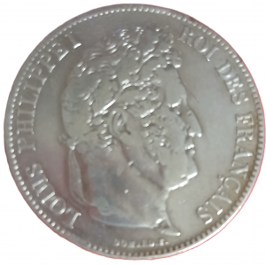 5 francs argent Louis Philippe Ier tête laurée 1835 B
