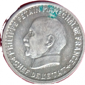 5 francs type Pétain 1941