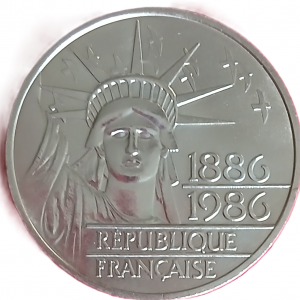 100 francs argent type Liberté 1986