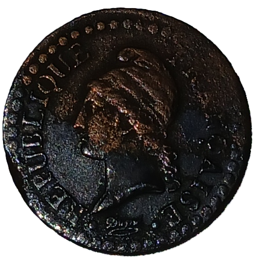 1 centime type Dupré An 6 A – Image 2