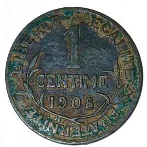 1 centime type Dupuis 1908