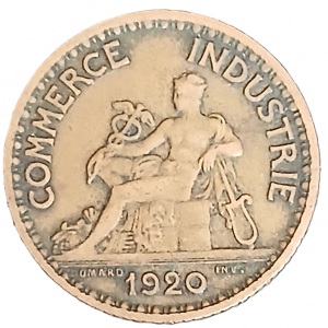 1 franc type Chambre de Commerce 1920