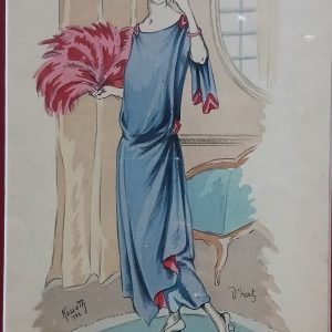 Dessin de designer des années folles