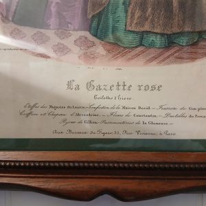 Dessin La Gazette rose « Toilettes d’hiver »