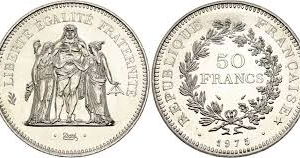 Monnaies d’investissement en argent 50f Hercule