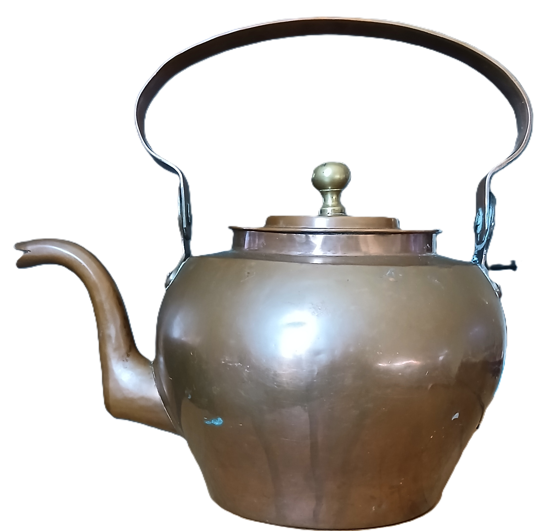 Ancienne bouilloire en cuivre 5L