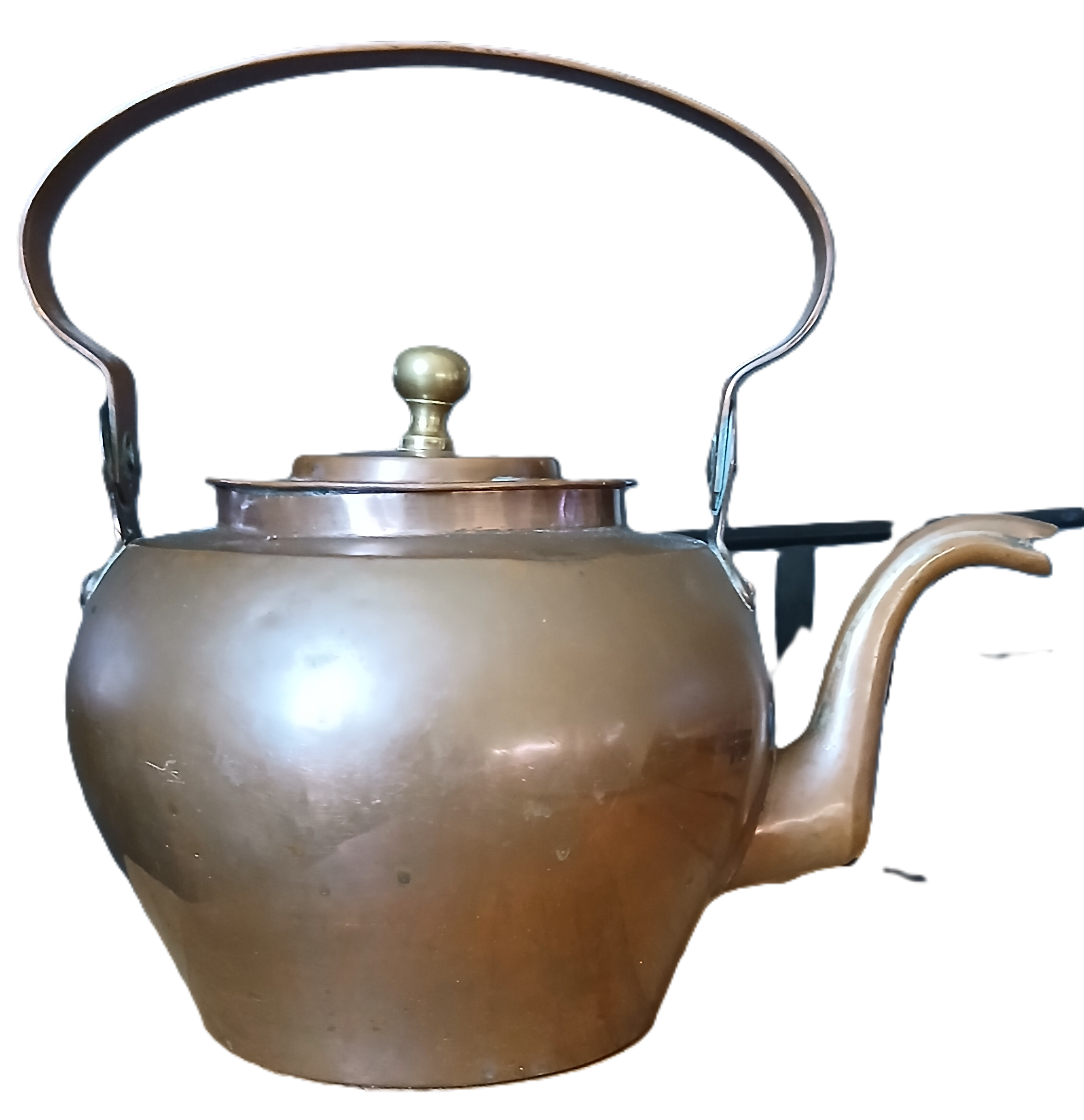 Ancienne bouilloire en cuivre 5L – Image 2