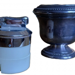 Briquet gaz Christofle en métal argenté