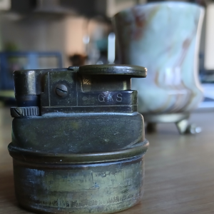 Briquet gaz en albâtre