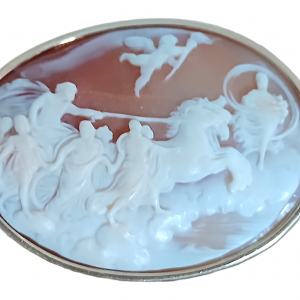 Broche camé représentant Zeus