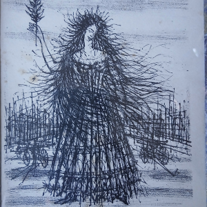 Lithographie Carzou « La femme au rameau d’Olivier »