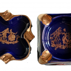 Cendrier en porcelaine de Limoges