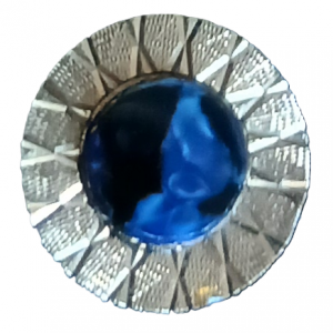 Pince à cravate cœur en agate