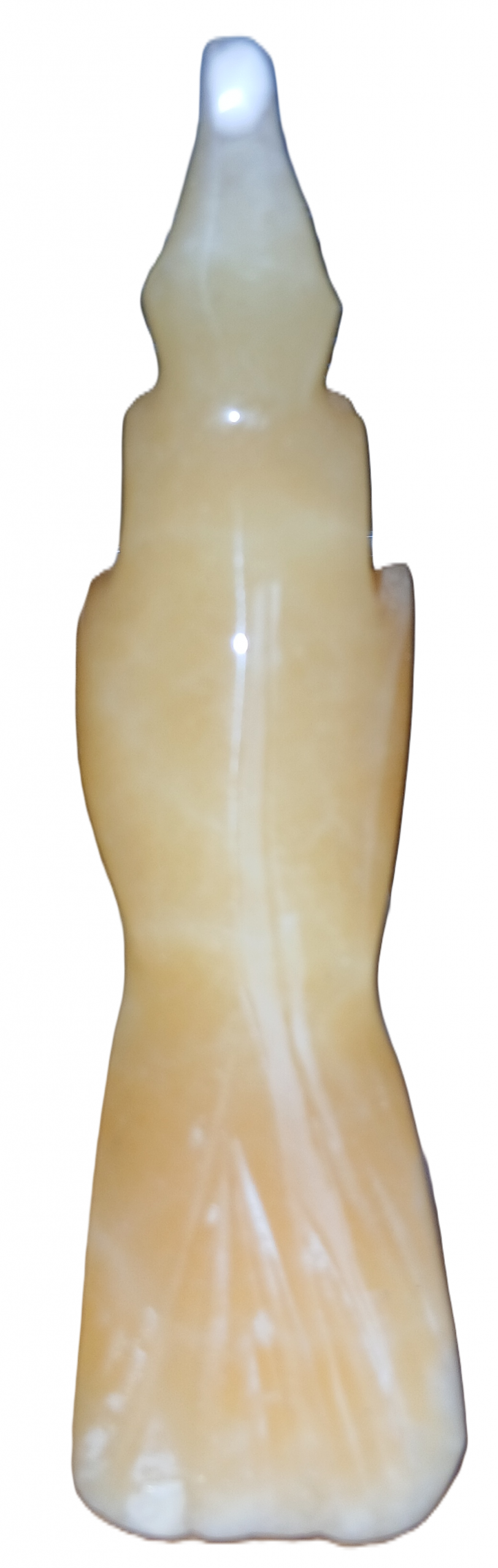 Statuette Horus dieu faucon en albâtre – Image 4