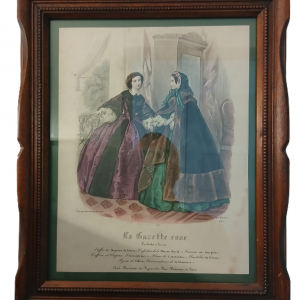 Dessin La Gazette rose « Toilettes d’hiver »