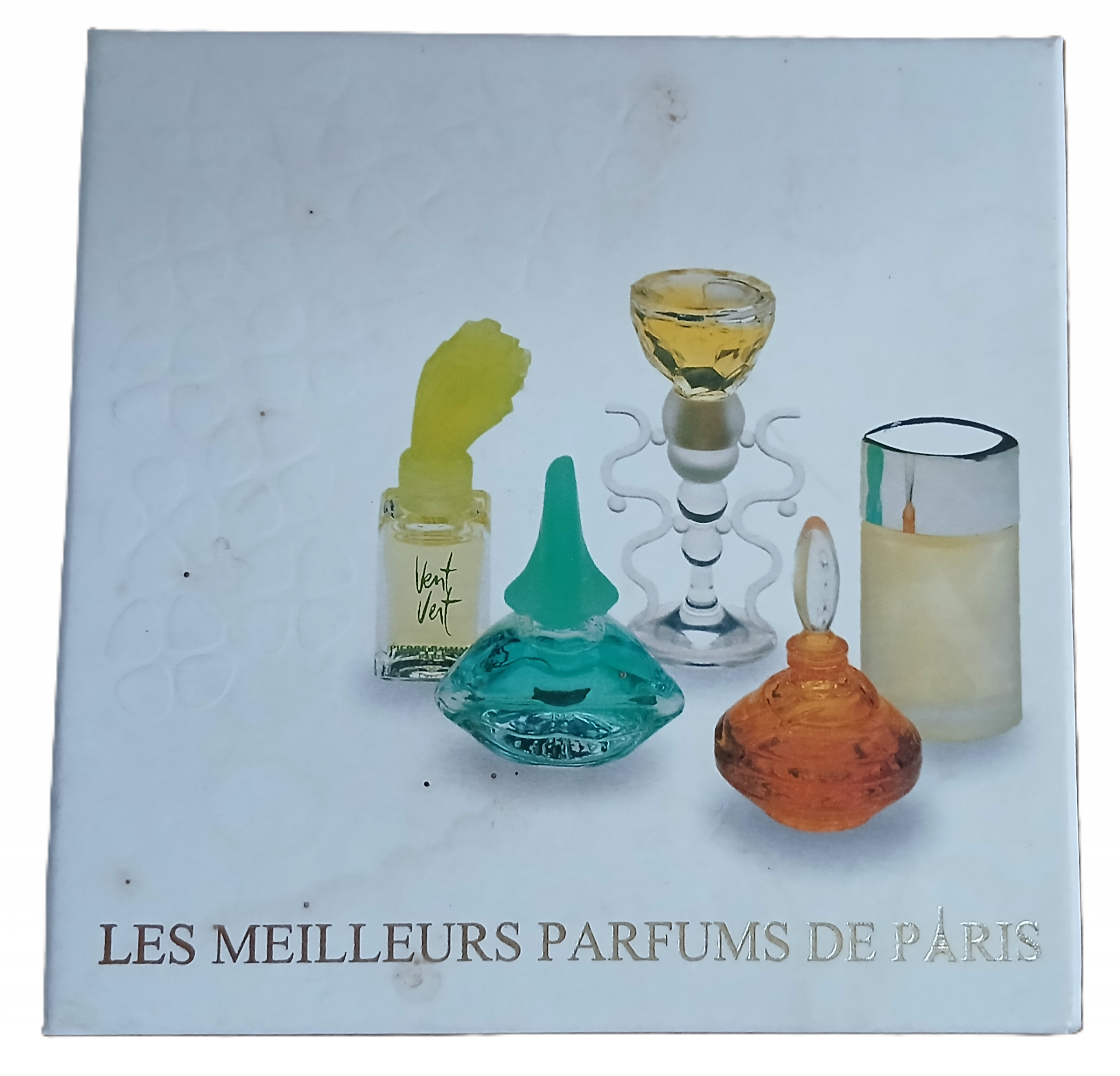 Boîte de mignonettes de parfum "Les meilleurs parfums de Paris"