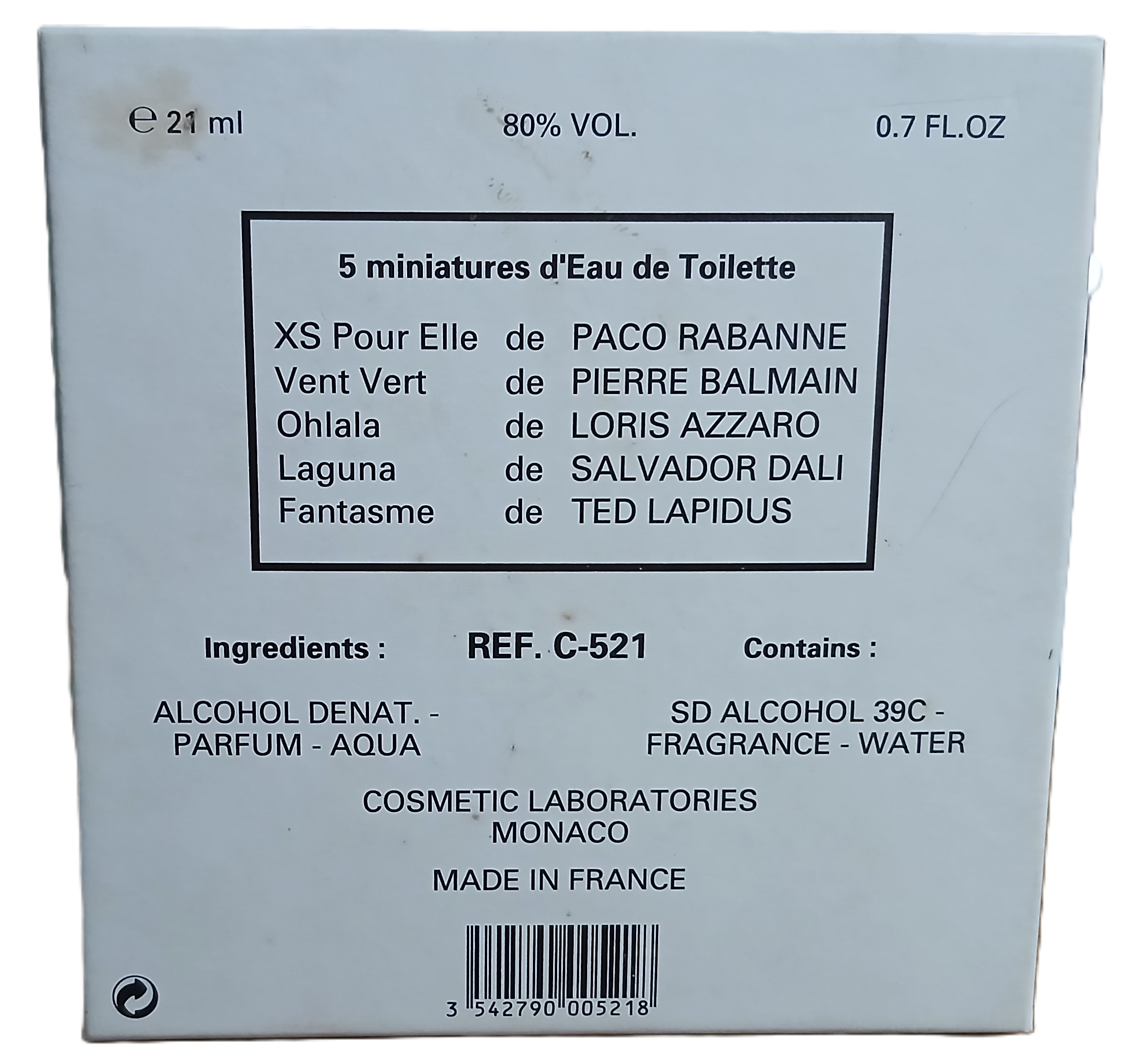 Boîte de mignonettes de parfum "Les meilleurs parfums de Paris" – Image 3