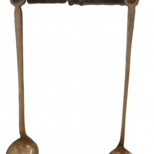 Louches en cuivre et ses accroches murales « Au bon marché »