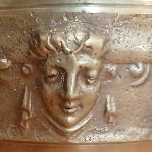 Mortier pilon en bronze de style grec