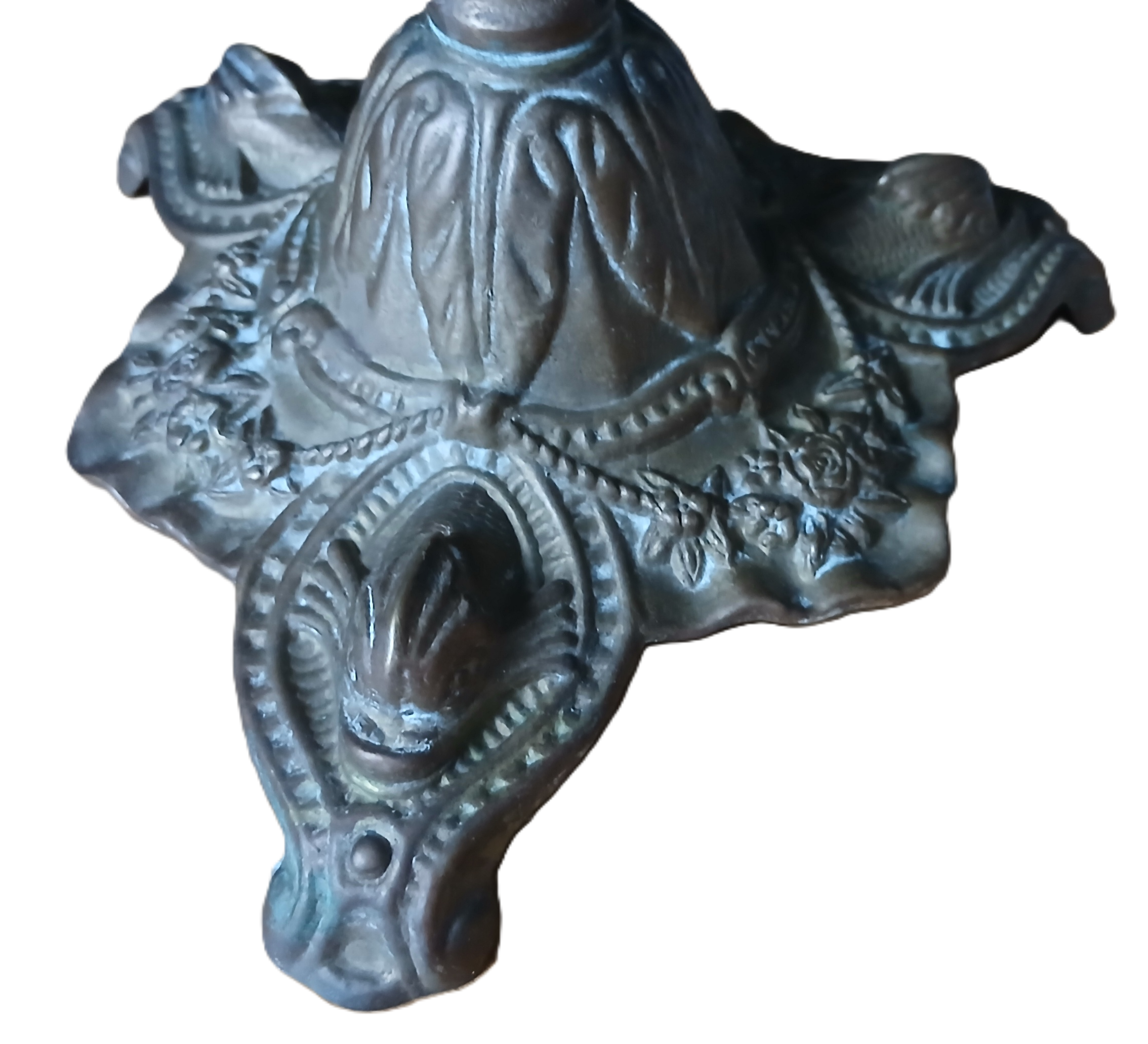 Paire de chandeliers à 5 branches en bronze – Image 3