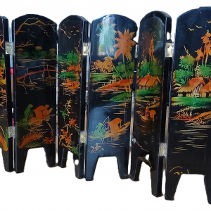 Petit paravent de table asiatique