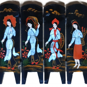 Petit paravent de table asiatique