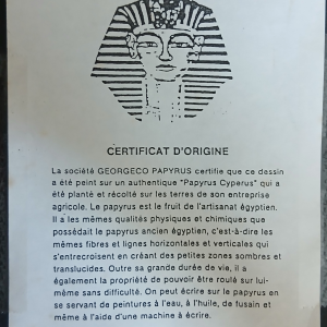 Petit papyrus encadré