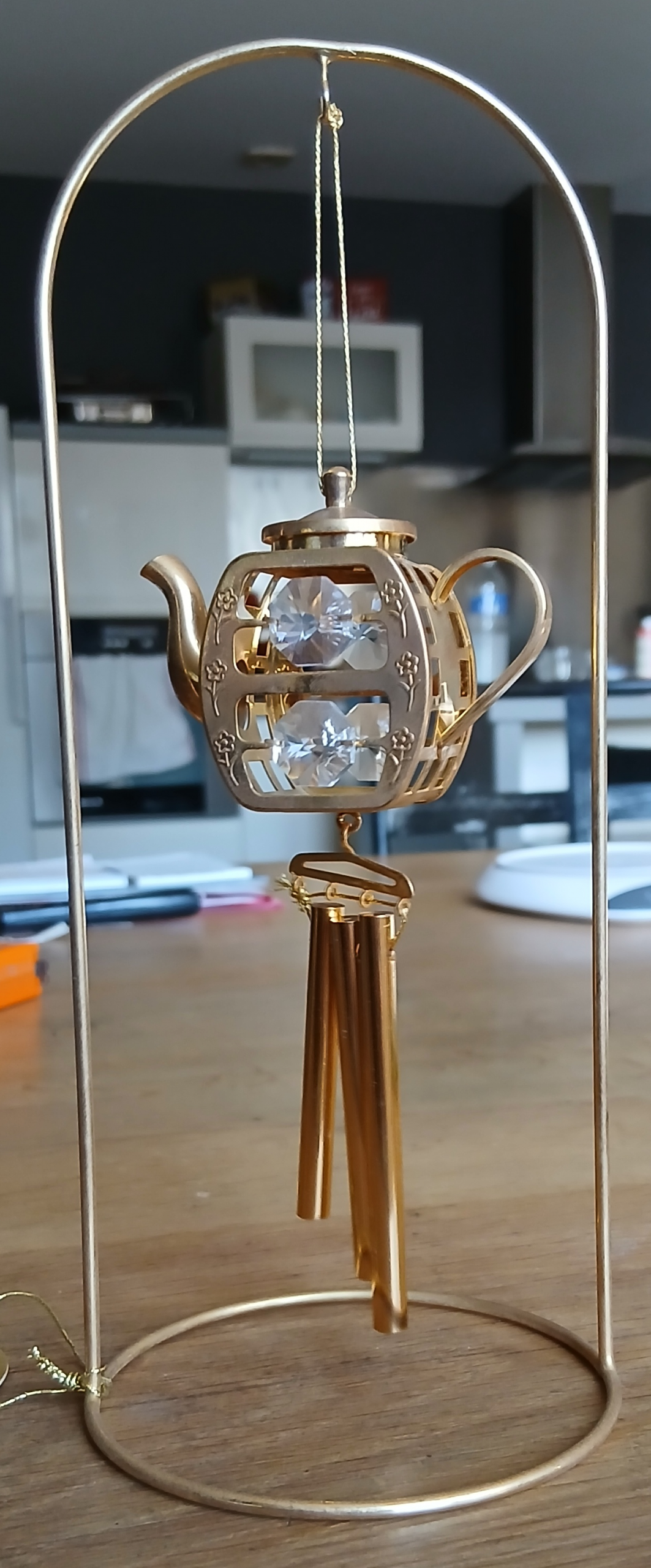 Mini théière décorative du Sultanat d'Oman plaquée or