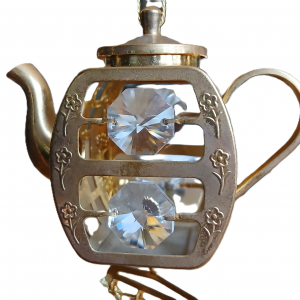 Mini théière décorative du Sultanat d’Oman plaquée or